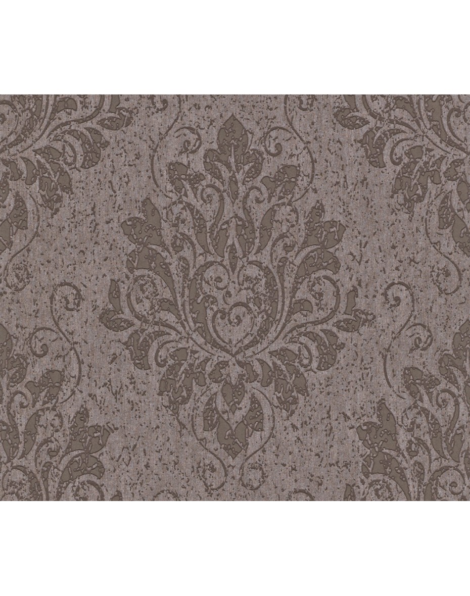 Tapeta Indigo s barokovým vzorom 226255 - sivo-hnedá